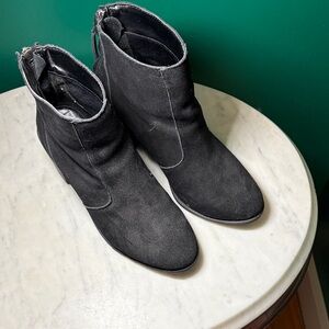 Crown Vintage Black Ankle Booties